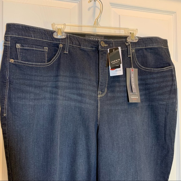 Torrid NWT Sky High Skinny Dark Stretch Jeans 28T - Picture 2 of 8